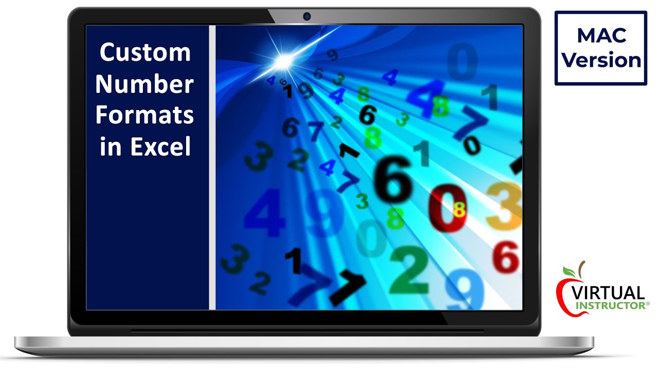 How to Create Custom Number Formats in Excel MAC Version - YouTube