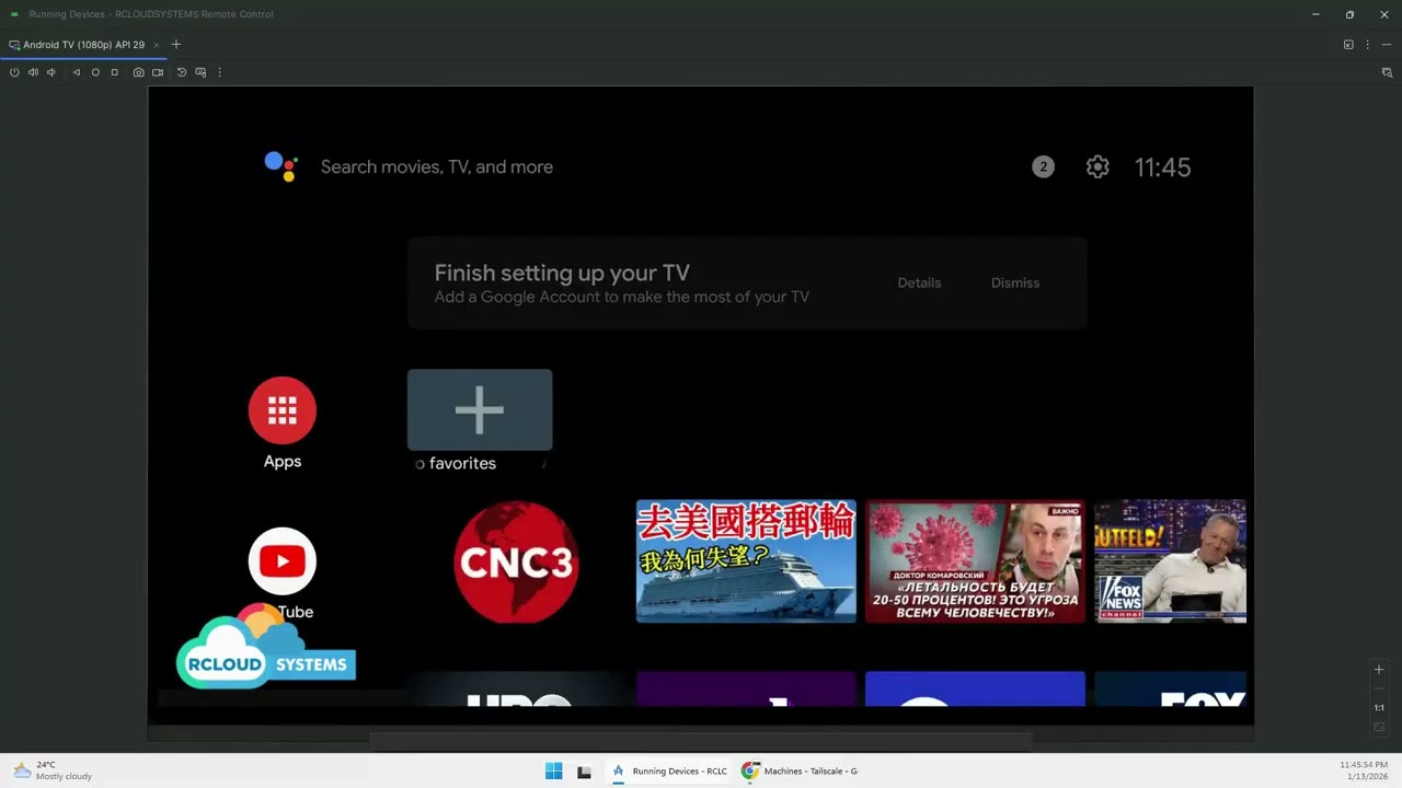 RCLOUDSYSTEMS Remote Control - Setup Guide - Tailscale method