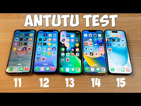 видео: IPHONE 11, 12, 13, 14, 15 - ANTUTU TEST