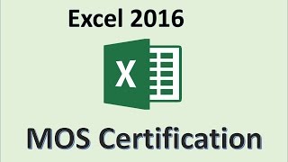 Excel 2016 - MOS Certification Exam - Microsoft Office Specialist Test - Core Testing Practice in MS screenshot 4