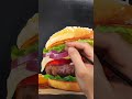 Painting a burger bun