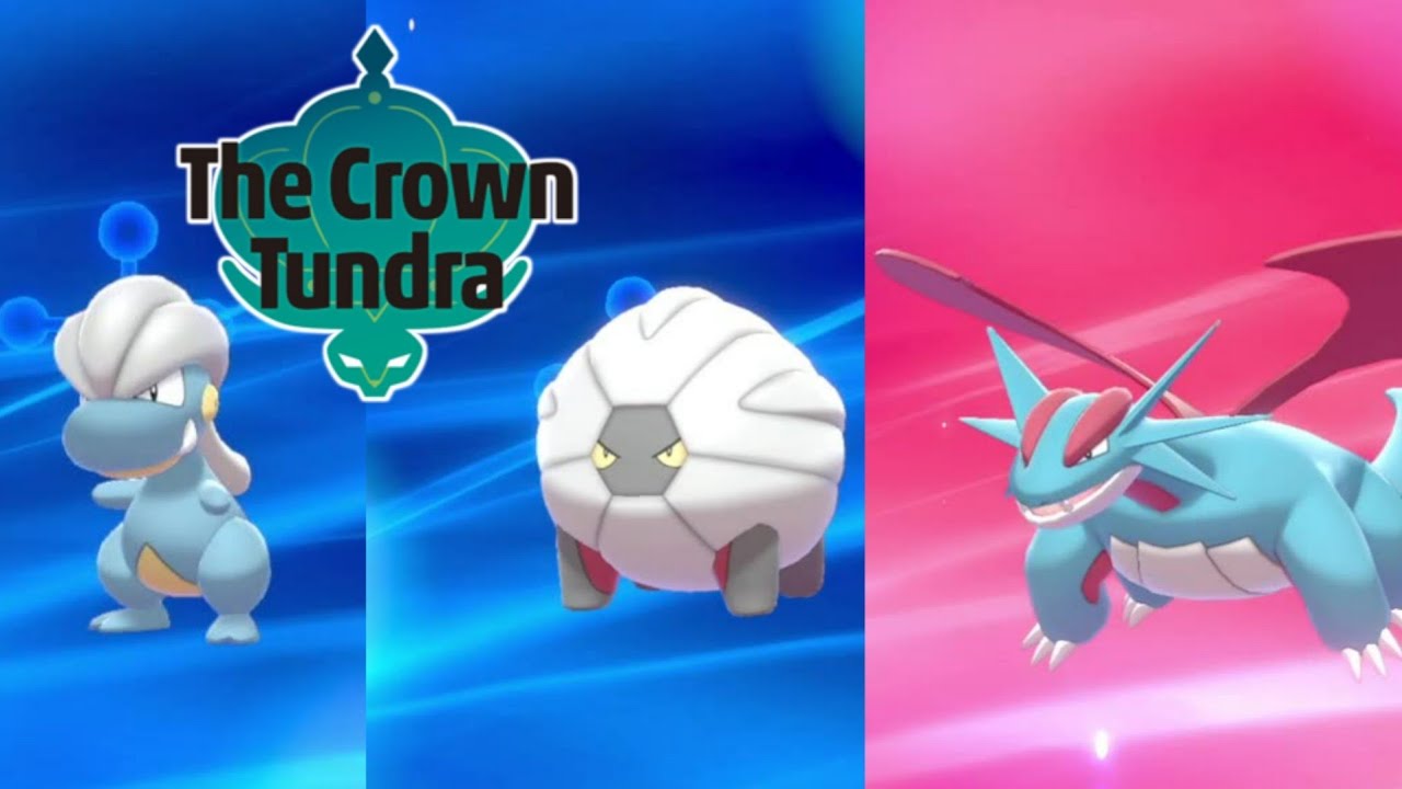 Pokemon Sword and Shield Crown Tundra : Bagon, Shelgon and Salamance Location