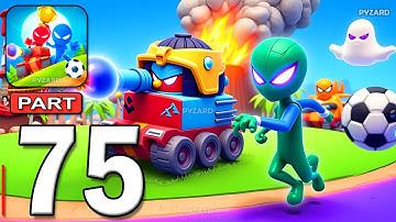 Stickman Party - Gameplay Part 75 - Tournament Mode 1 2 3 4 Players Rancom MiniGames New Update