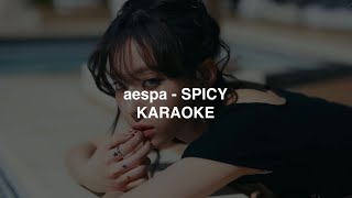 aespa (에스파) - 'Spicy' KARAOKE with Easy Lyrics Resimi