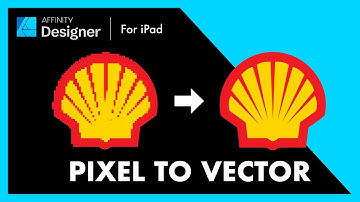 CONVERT PIXELATED IMAGE TO FINE VECTOR IN AFFINITY DESIGNER FOR iPAD