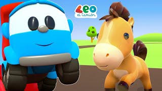 Leo el Camión Canciones Infantiles - Caballitos Infantiles - Leo y el Caballo