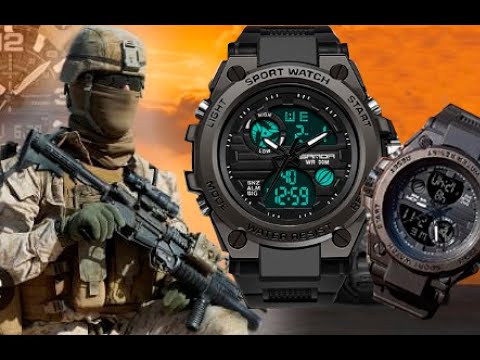 Review Tactical militar Reloj sanda 739 Titanium 2022 version R-force ...