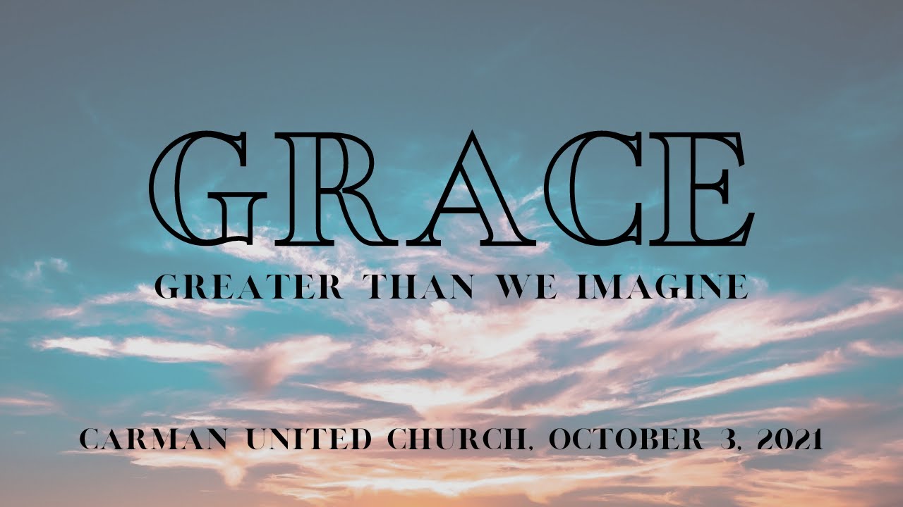 Carman United Church Service for October 3 2021 YouTube