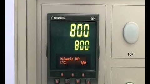 High temperature testing up to 800 °C, Hochtemperaturprüfung bis 800 °C