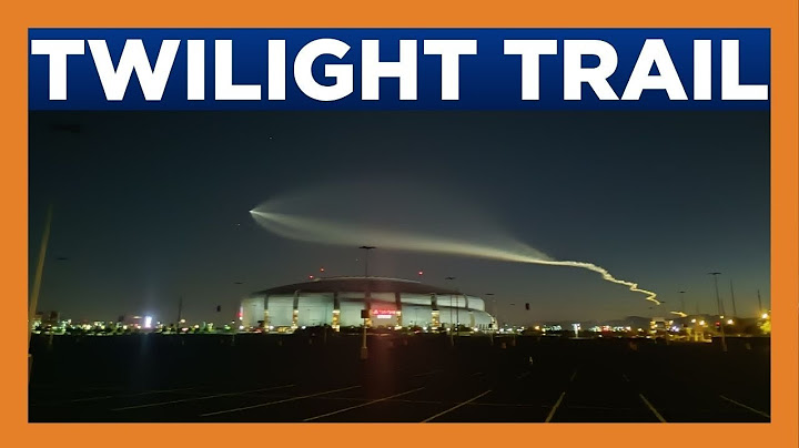 SpaceX rocket launch seen in Arizona sky