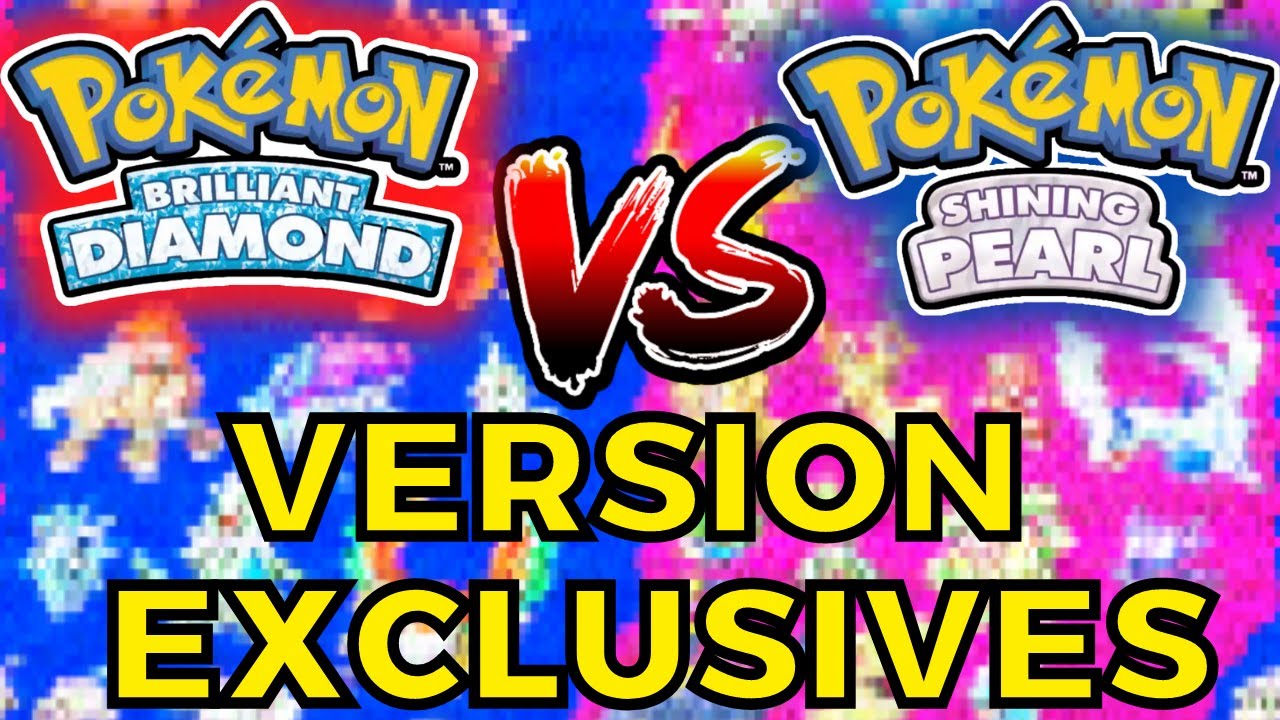 All Version Pokemon Exclusives! Brilliant Diamond vs Shining Pearl - Which one to buy!