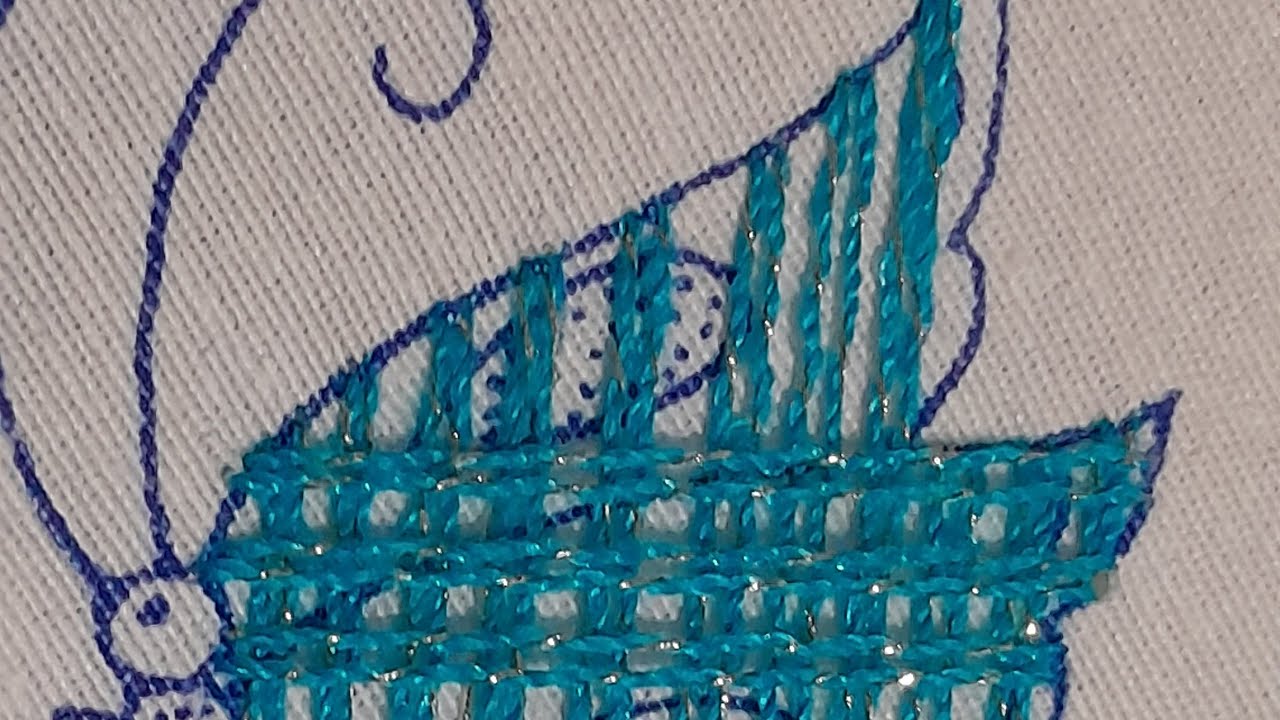 Bordado mariposa 🦋 3 Fantasía / Hand embroidery fantasy