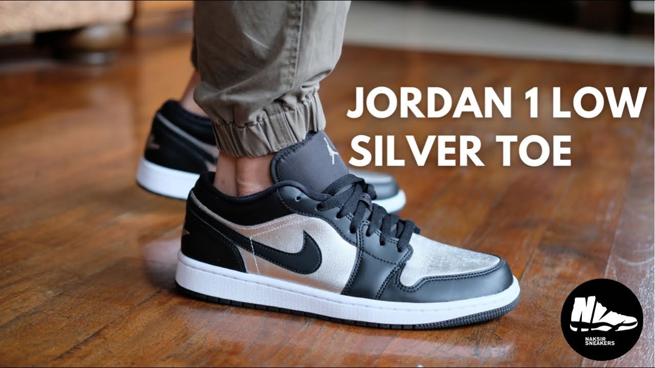 Sepatu Jordan Anti Mainstream - Jordan 1 Low Silver Toe Review - YouTube