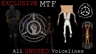 MTF Nine-Tailed Fox | All UNUSUED Voicelines with Subtitles | SCP - Containment Breach EXCLUSIVE