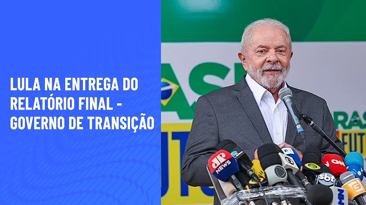 Lula na entrega do relatrio final - Governo detran...