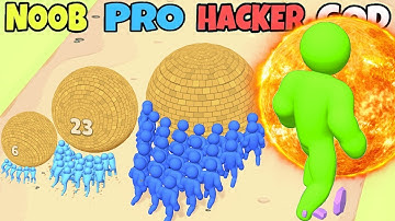 Rescue Push 3D Gameplay All Levels! NOOB vs PRO vs HACKER