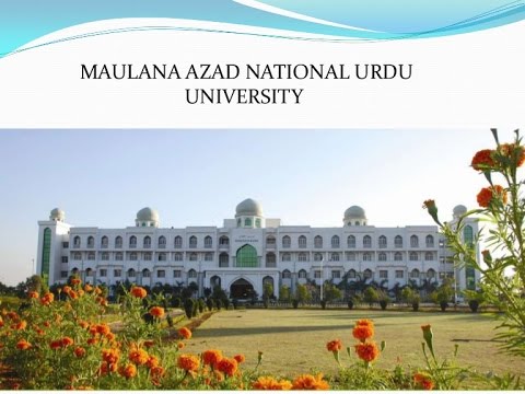 MANUU Tarana Anthem of Maulana Azad National Urdu University Complete Anthem