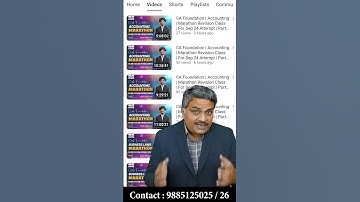 CA Foundation | Accounts | Marathon Revision Class | Sep 24 Attempt