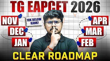 How to Crack EAPCET Maths 2026 | Pakka 70+/80 in Maths | Chapter-Wise Weightage | Telangana