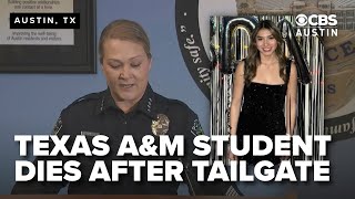 WATCH LIVE: Police speak out on death of Texas A&M student Brianna Aguilera