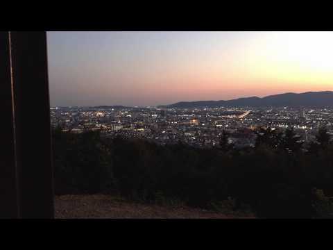 iPod touchとiOSアプリSlow Shutter Camで夕焼け〜夜景のタイムラプス