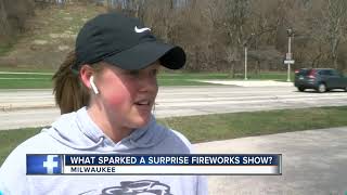 Fireworks show marks a Milwaukee marriage proposal