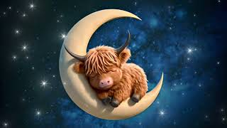 Calming Sleep Music with Gentle visuals | 1 Hour of Relaxation | Sleeping Cow screenshot 5