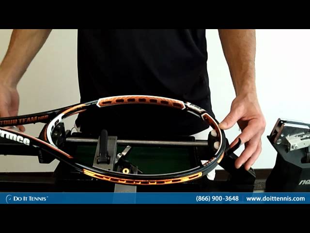 Prince Stringing Machine - NEOS 1000 - YouTube