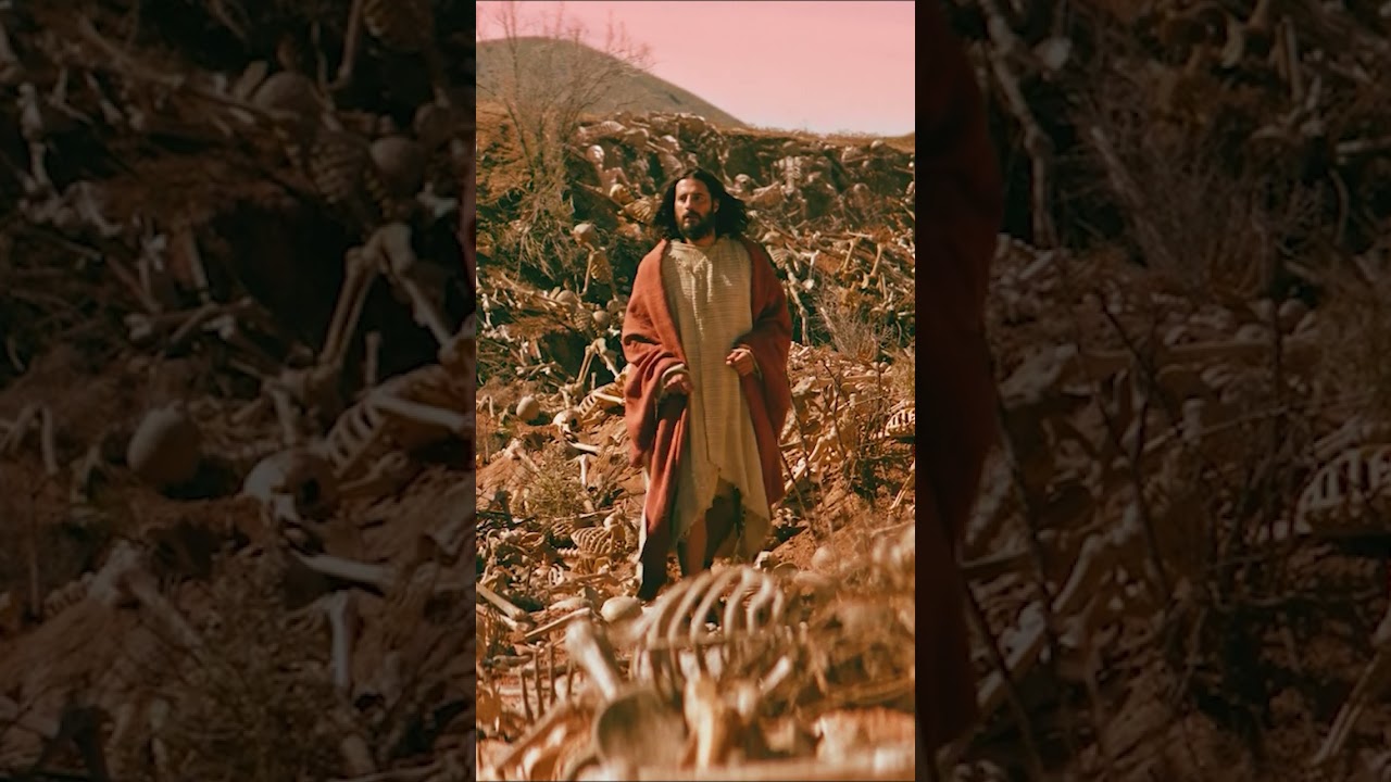 Jesus in the valley of dry bones???