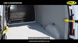 LINE X Manchester Specialises in Water-tight Van Lining