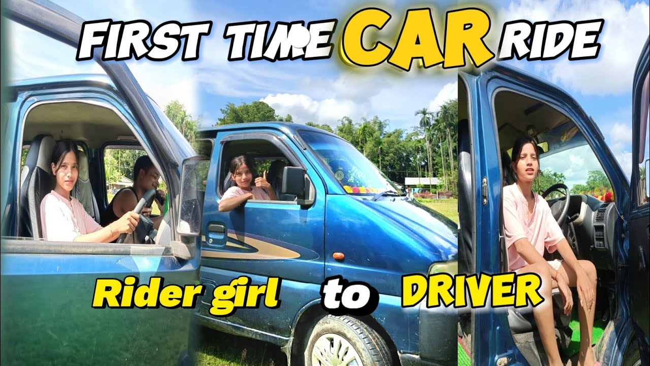 🚗 Indian Biker Girl Ka First Car Driving Experience | Safe Driving in Open Field | Hindi Vlog 🇮🇳