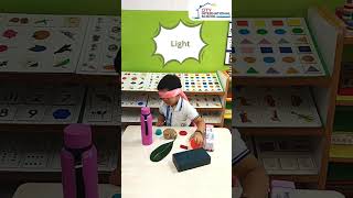 Blindfold Weight Challenge: Fun Sensory Activity for Kids! #kindergartenactivities #shorts #kids