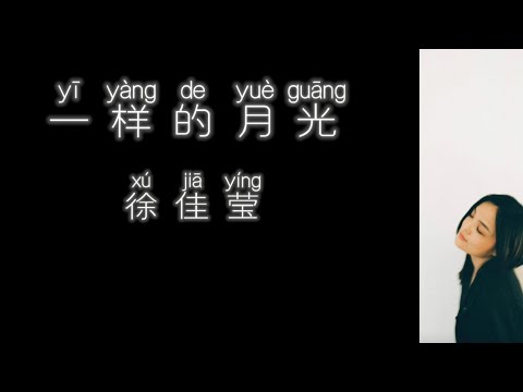 《一样的月光》 徐佳莹 【高音质歌词版】