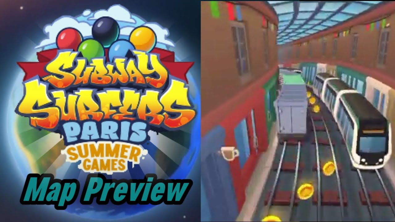 Subway Surfers Paris 2024 Map Preview