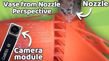 3D Printing a Vase with a Nozzle Camera