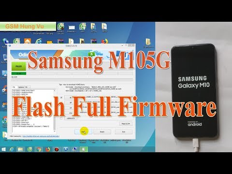 Flash Firmware M105g Samsung M10 Android 8 1 by Odin v3.13.1