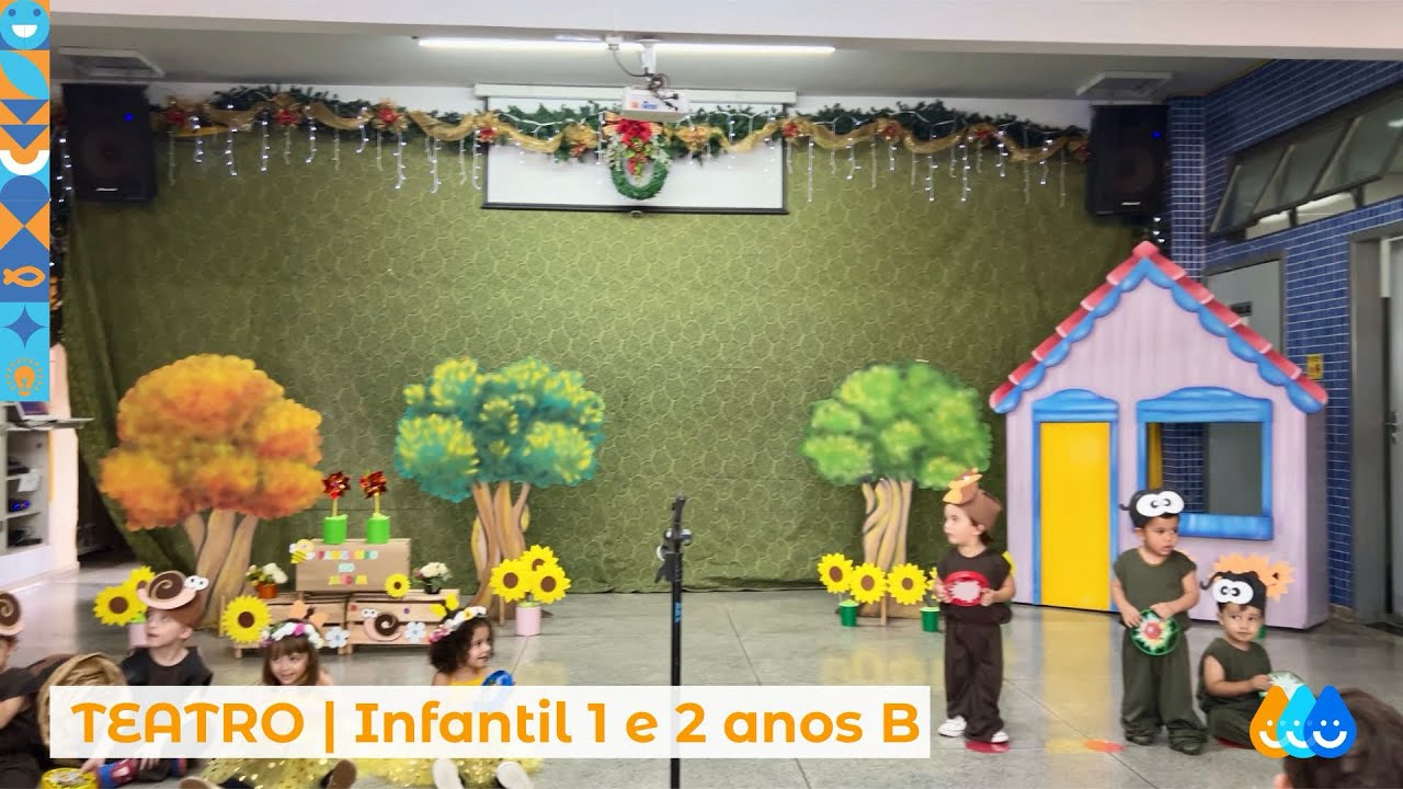 Teatro | Infantil 1 e 2 anos - vespertino | Passeando no jardim