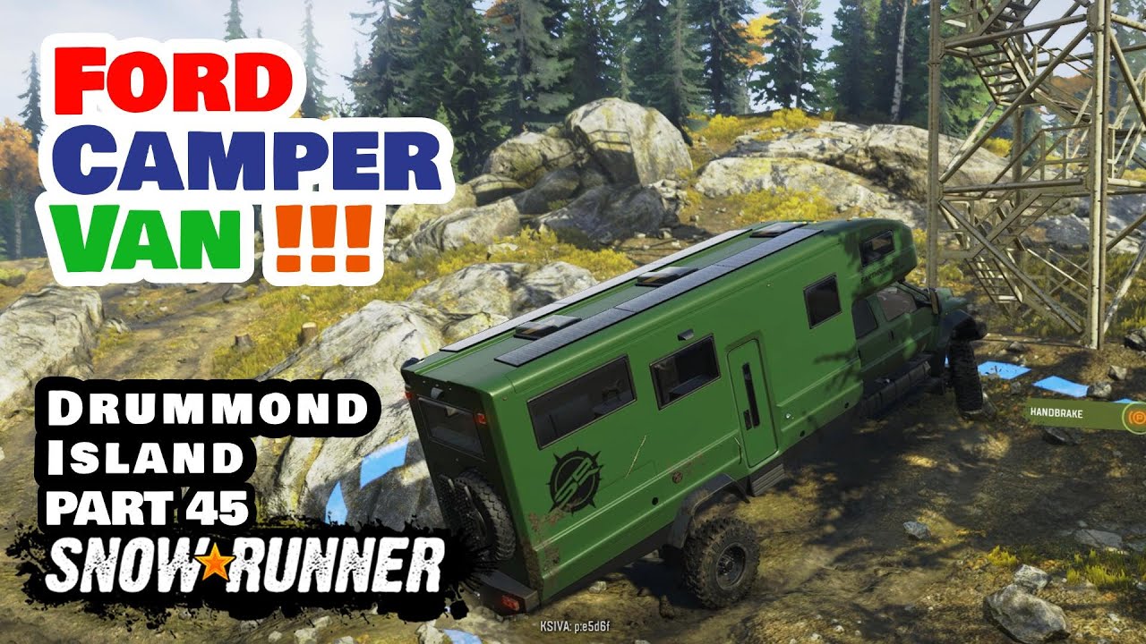 Ford F750 Earthroamer 🚐 Exploring Drummond Island ! 🌲🏞️ Watch towers in