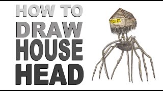 How to draw House Head (Trevor Henderson)