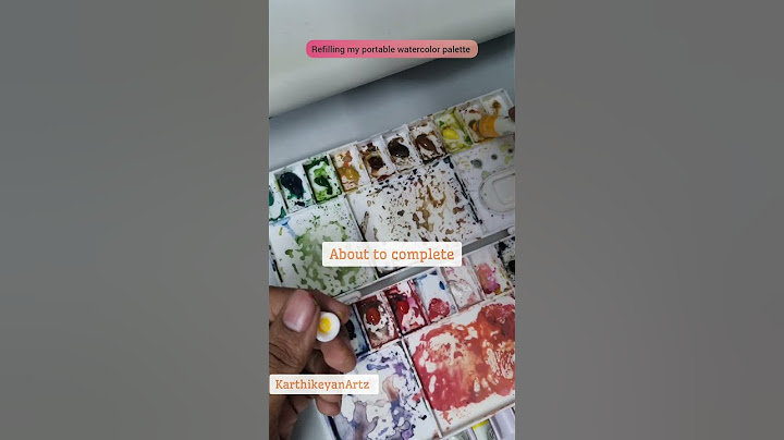 satisfying watercolor palette #art #youtubeshorts #shortsvideo #watercolor #camlin #artist #palette