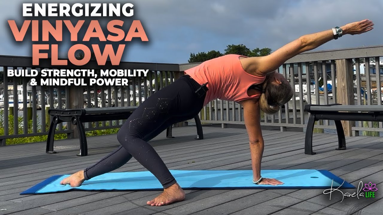 🔥 Energizing Vinyasa Flow | Build Strength, Mobility & Mindful Power