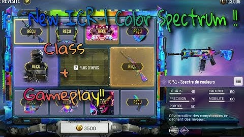 *NEW* Color Spectrum ICR-1 !!! codm gameplay