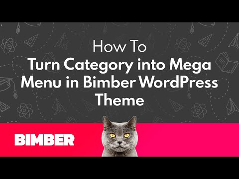 How to Turn Category into Mega Menu in Bimber WordPress Theme