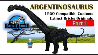 ARGENTINOSAURUS Part 1 -LEGO JURASSIC WORLD DINOSAUR (UNOFFICIAL) #LEGO #JURASSICPARK #JURASSICWORLD