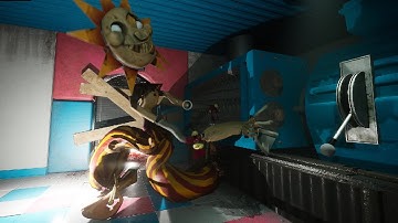 What if you kill Sun with the grinder? - Poppy Playtime: Chapter 2 x Security Breach