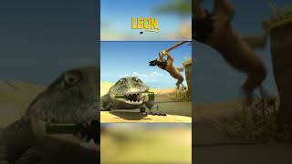 run leon run wild alligator chase shorts leon wildanimals