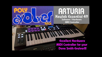 Arturia Keylab 49 Dave Smith Poly Evolver Rack MIDI Controller Rik Marston