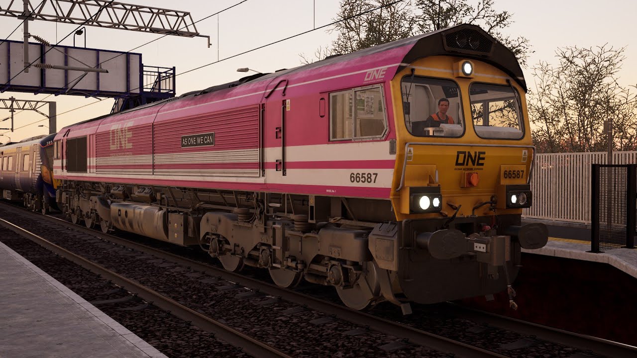 Train Sim World 4 | Class 66 | ONE | Edinbutgh to Glasgow | Let's