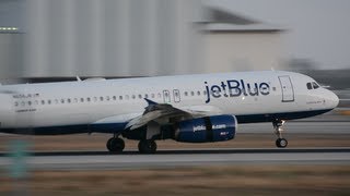 JetBlue Airways Airbus A320-200 [N656JB] Landing at LAX