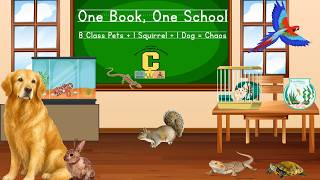 8 Class Pets + 1 Squirrel Γ· 1 Dog = Chaos! pages 9-11